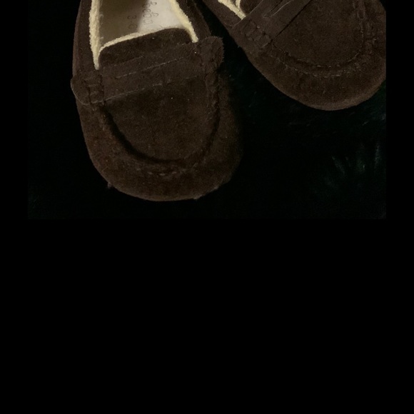 Beba Bean infant suede Coffee brown Penny Loafers - Picture 5 of 5